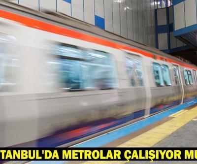 İSTANBULDA METROLAR ÇALIŞIYOR MU 29 Haziran Pazar kapatılan metro durakları