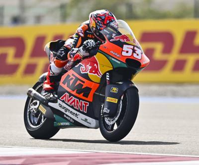Moto2de yarışan Deniz Öncü, yarışı tamamlayamadı