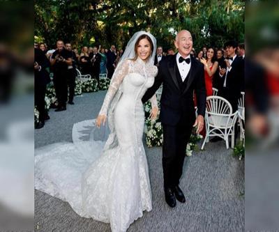 ABDli milyarder Bezos ve nişanlısı Sanchez evlendi