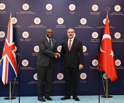 İngiltere Dışişleri Bakanı Lammy Ankarada: Hakan Fidandan Eurofighter açıklaması