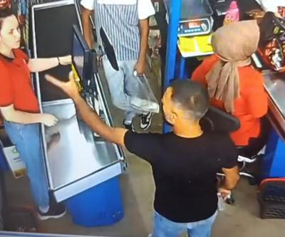 Kadın kasiyere dehşeti yaşattı: Yumruklayıp kaçtı