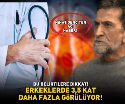 Nihat Genç hayatını kaybetti Bu belirtilere dikkat Erkeklerde kadınlara göre 3,5 kat daha fazla görülüyor