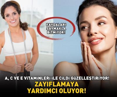YAZ AYLARININ VAZGEÇİLMEZİ A, C ve E vitaminleri ile cildi güzelleştirip saç sağlığını destekliyor Zayıflamaya yardımcı oluyor