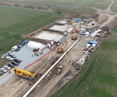 Zor projede Türk şirket Tuna Nehri geçişini tamamladı