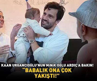 Kaan Urgancıoğlunun minik oğlu Ardıça bakın Beğeni butonu çöktü: BABALIK ONA ÇOK YAKIŞTI