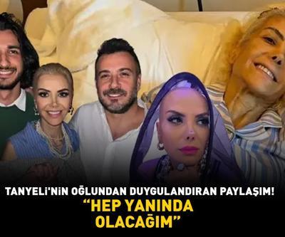 Tanyelinin büyük oğlu Taylan, kardeşi Teomanın doğum gününü annesinin fotoğrafıyla kutladı: HEP YANINDA OLACAĞIM