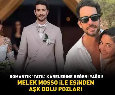 ROMANTİK TATİL KARELERİNE BEĞENİ YAĞDI Evliliklerindeki krizi aşan Melek Mosso ve eşinden aşk dolu pozlar