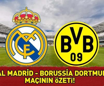 REAL MADRİD 3 - 2 BORUSSİA DORTMUND MAÇ SONUCU | Arda Gülerden muhteşem asistler