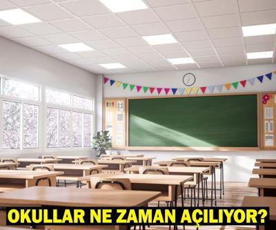 OKULLAR NE ZAMAN AÇILACAK MEB okulların açılış tarihi 2025: Yaz tatili ne zaman bitecek
