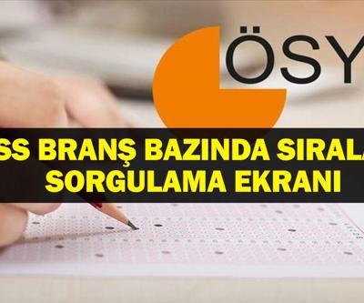 KPSS Branş Bazında Sıralama: Lisans, Ön Lisans ve Ortaöğretim KPSS Branş Bazında Sıralamaya Nasıl Bakılır İşte ais.osym.gov.tr 2024 KPSS Branş Bazında Sıralama Ekranı