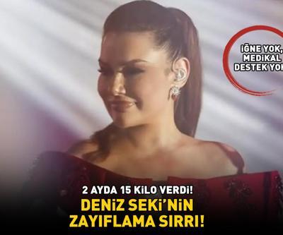 2 AYDA 15 KİLO VERDİ Deniz Sekinin zayıflama sırrı İğne yok, medikal destek yok