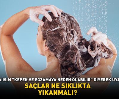 Saçlar ne sıklıkta yıkanmalı Uzman isim ‘Kepek ve egzamaya neden olabilir’ diyerek uyardı Meğer böyle yıkanan saçlar dökülmüyormuş