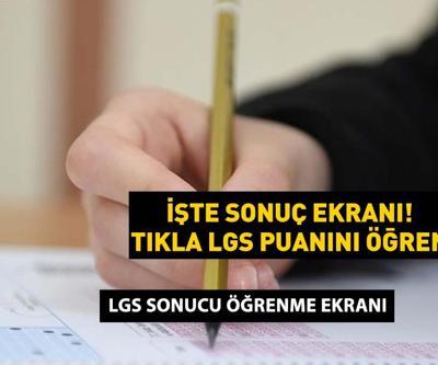LGS SINAV SONUÇLARI 2025 SONUC.MEB.GOV.TR LGS sonuç sorgulama ekranı e-okuldan T.C no ile puanını öğren
