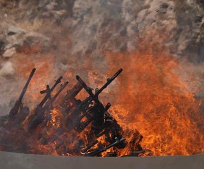 Terörsüz Türkiyede tarihi anlar: PKK silahlarını böyle yaktı