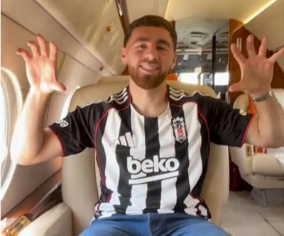 Orkun Kökçü uçaktan pozu verdi, Beşiktaş taraftarına mesaj yolladı