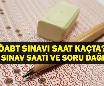ÖABT KAÇTA BİTİYOR ÖABT Sınav Süresi Ne İşte MEB ÖSYM ÖABT Sınav Soru Dağılımı