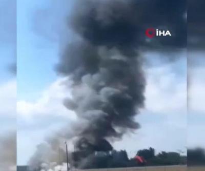 Londra’da yolcu uçağı havalandıktan saniyeler sonra düştü