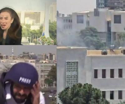 Son dakika... İsrail Şamı bombardımana tutuyor Suriye Genelkurmay Başkanlığını vurdu: Sınıra asker gönderiyor... O anlar canlı yayın kameralarına yansıdı