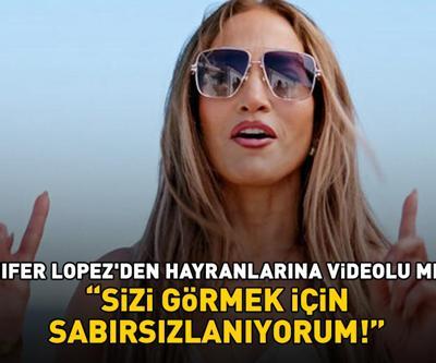Latin güzeli Jennifer Lopezden videolu mesaj Sevenlerine böyle seslendi: SİZİ GÖRMEK İÇİN SABIRSIZLANIYORUM