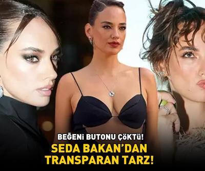 Seda Bakandan transparan tarz BEĞENİ BUTONU ÇÖKTÜ