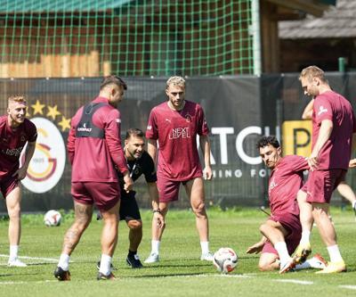 Galatasaray, Avusturyadaki ilk sınavı öncesi çalışmaları sürdürdü
