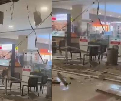 Beylikdüzünde AVMnin tavanı çöktü: 1 kişi yaralandı