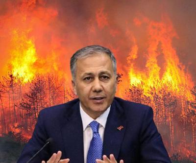 Bakan Yerlikaya duyurdu: Orman yangınlarıyla ilgili 3 tutuklama