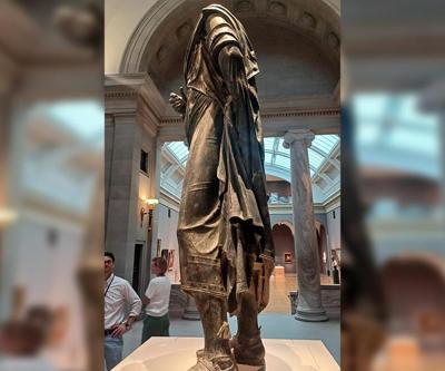 65 yıl önce Türkiyeden kaçırılmıştı Marcus Aurelius’un heykeli Cumhurbaşkanlığı Millet Kütüphanesi’nde