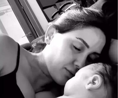 Sahra Işıktan Bebeğiyle Mutlu Anlar: En Lezzetli Yemek, Tarifini Veremem