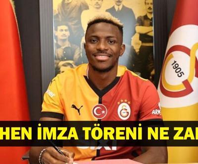 OSIMHEN İMZA TÖRENİ NE ZAMAN Osimhen İmza Töreni Nereden İzlenir, Canlı Yayınlanacak Mı Galatasaraydan Dev Transfer