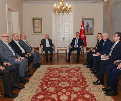 Dışişleri Bakanı Hakan Fidan Hamas heyeti ile Gazzedeki son durumu görüştü