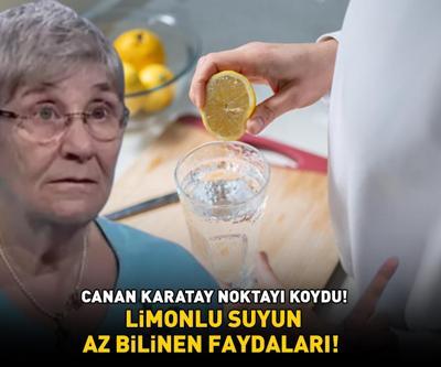 LİMONLU SUYUN AZ BİLİNEN FAYDALARI Canan Karatay madde madde sıraladı