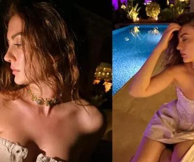 Burcu Özberkten Mısırdan Çarpıcı Paylaşım Havuz Başındaki Pozları Olay Oldu