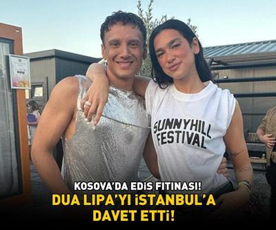 Kosovada Edis fırtınası Ünlü şarkıcı Dua Lipayı İstanbula davet etti