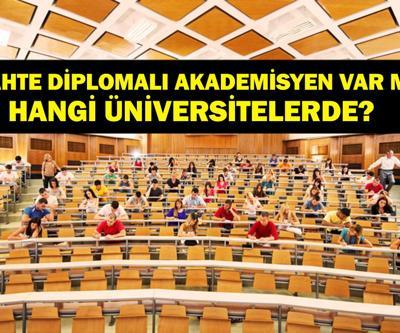 SAHTE DİPLOMALI AKADEMİSYENLER KİMLER DMM Sahte Diplomalı Akademisyenler Hangi Üniversitelerde Görev Yapıyor DMMden Açıklama Geldi
