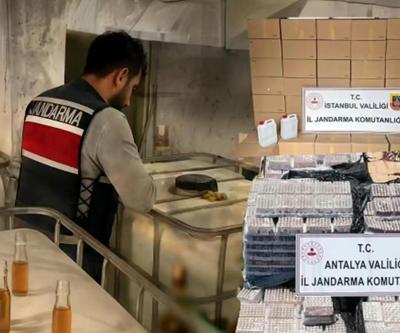 Sahte içki üreten 121 kişi gözaltında