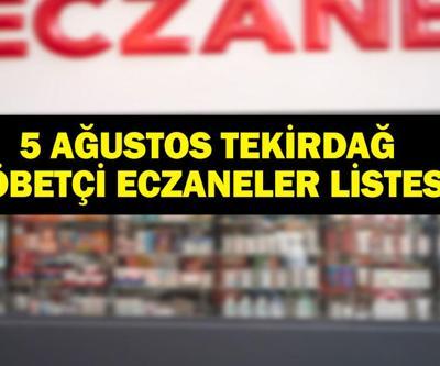 TEKİRDAĞ NÖBETÇİ ECZANE: 5 Ağustos Tekirdağ Nöbetçi Eczaneler Neresi 5 Salı Tekirdağ Çorlu, Şarköy, Süleymanpaşa, Çerkezköy, Saray, Ergene Nöbetçi Eczaneler Listesi