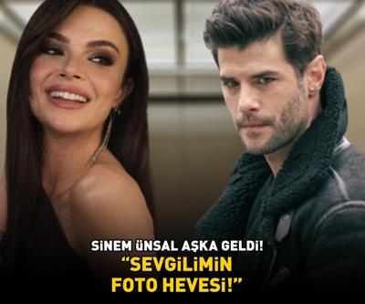 Uzak Şehirin Alyası Sinem Ünsal aşka geldi Berk Cankat ile yeni karesini böyle paylaştı: SEVGİLİMİN FOTO HEVESİ