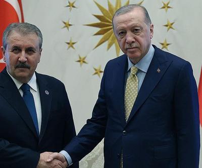 Cumhurbaşkanı Erdoğan, BBP lideri Desticiyi kabul etti