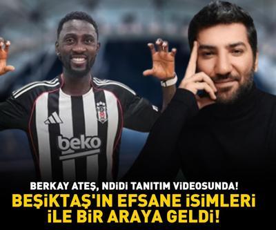 Beşiktaşın efsane isimleriyle bir araya geldi Berkay Ateş, Ndidi tanıtım videosunda