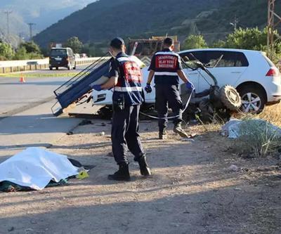 Amasyada yürek yakan kaza Anne, böbreğini verdiği oğluyla birlikte öldü