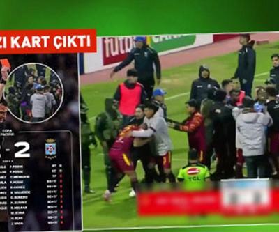 Futbol sahası ringe döndü Kupa maçında 17 kırmızı kart çıktı