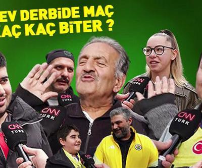 Fenerbahçe-Galatasaray derbisi kaç kaç biter Taraftarlara sorduk, işte tahminleri...