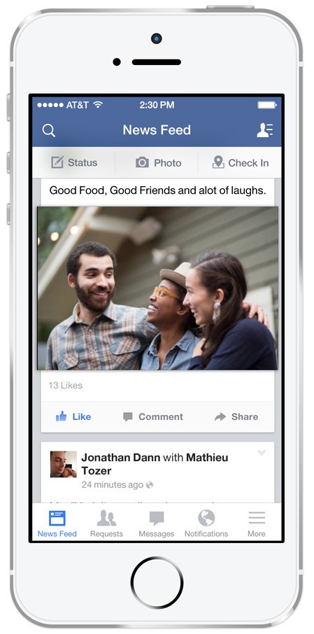 Facebook ve Twitter iOS 7 uygulamaları yayında