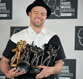 Timberlake MTV Ödüllerine damgasını vurdu
