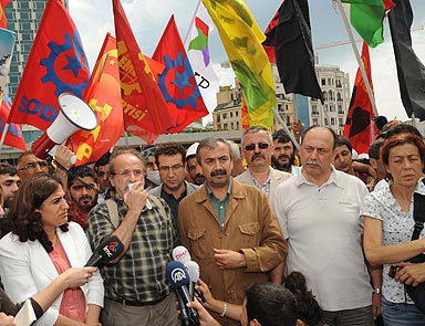 BDPlilerden Gezi Parkına destek