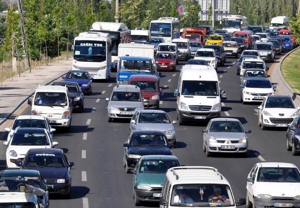 Trafikteki araç sayısı ekimde arttı