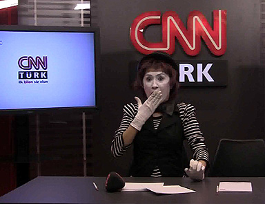 CNN TÜRK standında sıra dışı şov