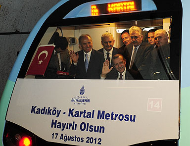 Kartal-Kadıköy metrosu açıldı