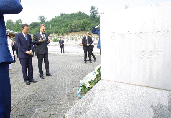 Ban Ki-mun Srebrenitsada